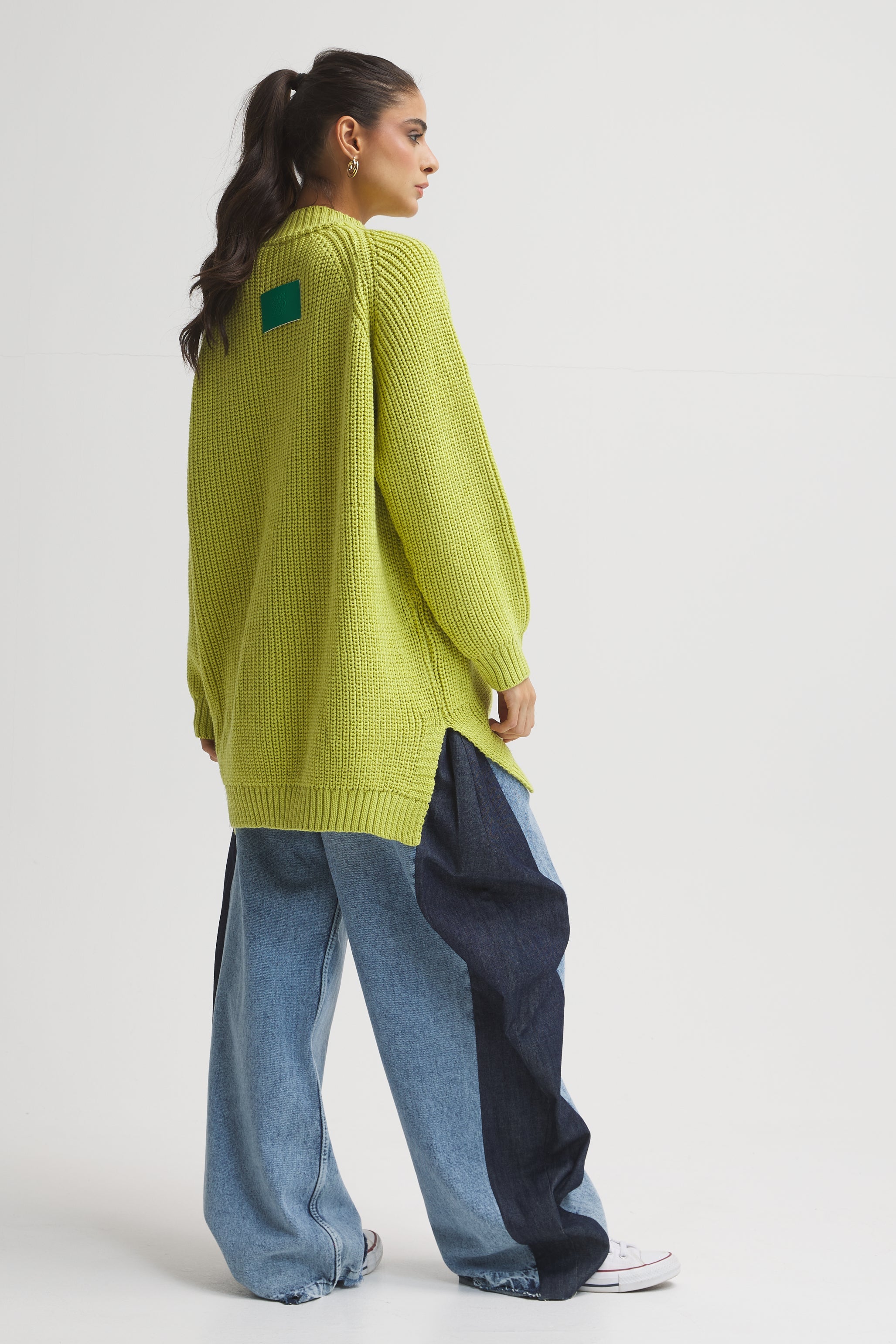 Oversize Pullover In Pistachio