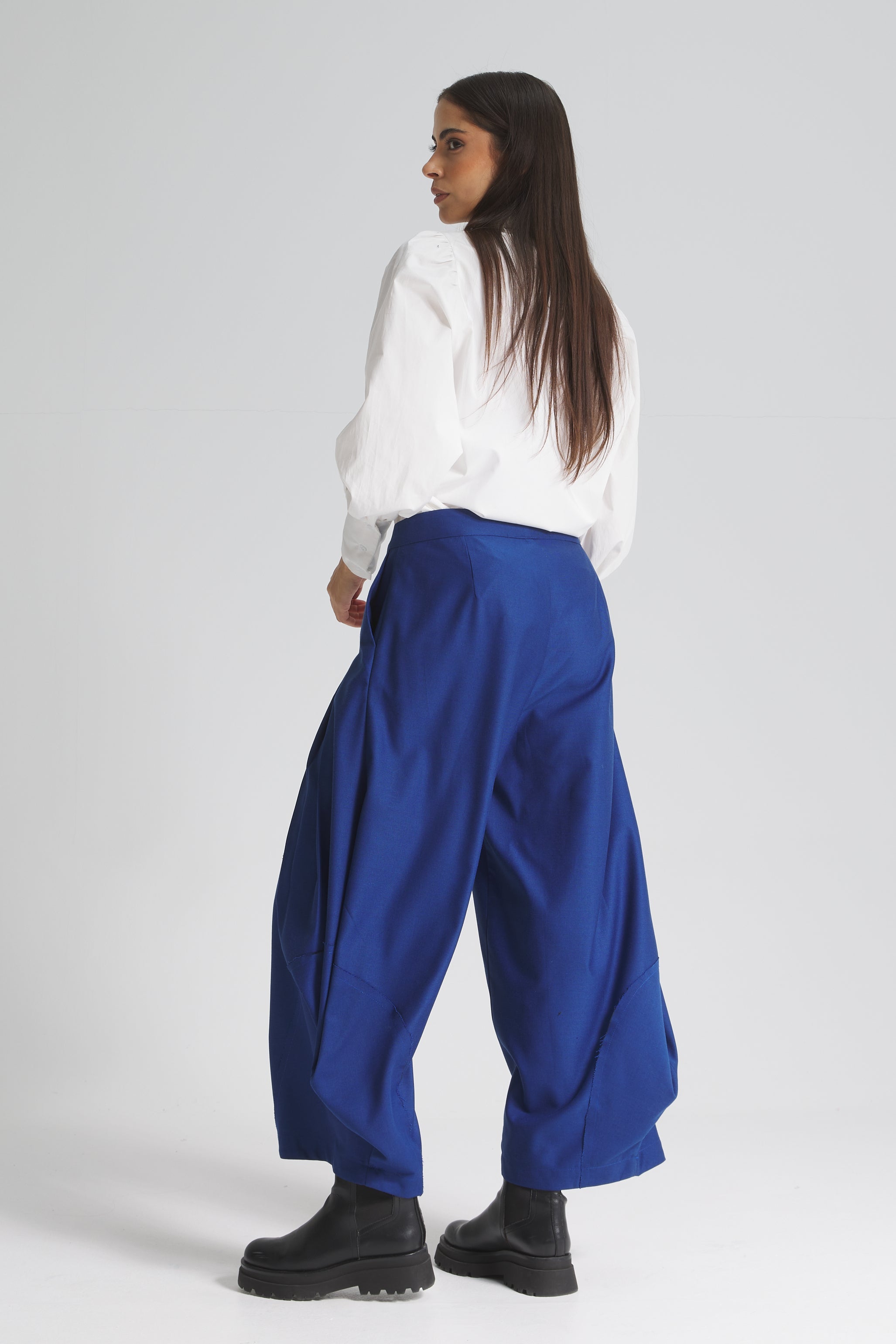 Classic Patchwork Blue Pants