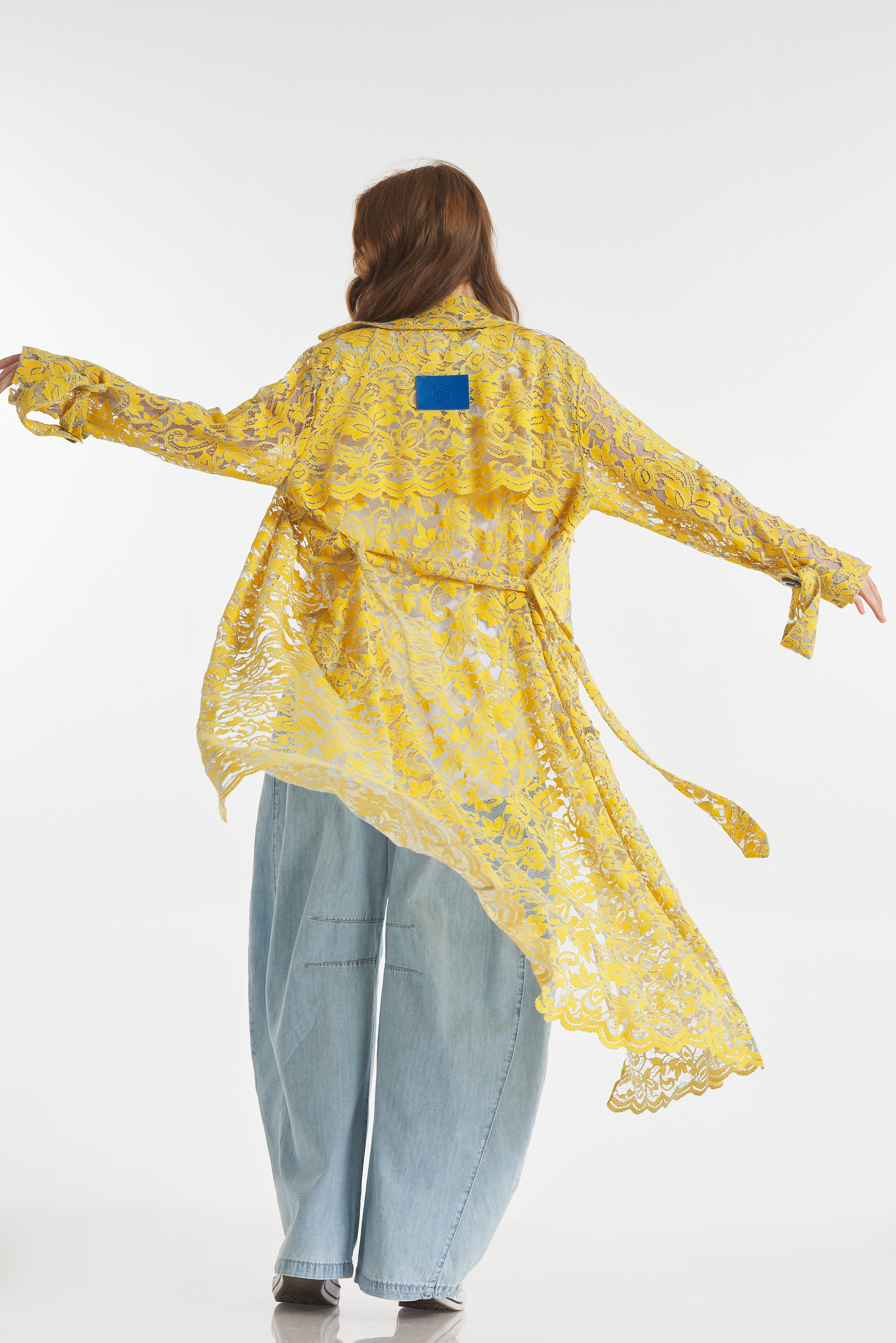 Lace Trench Coat