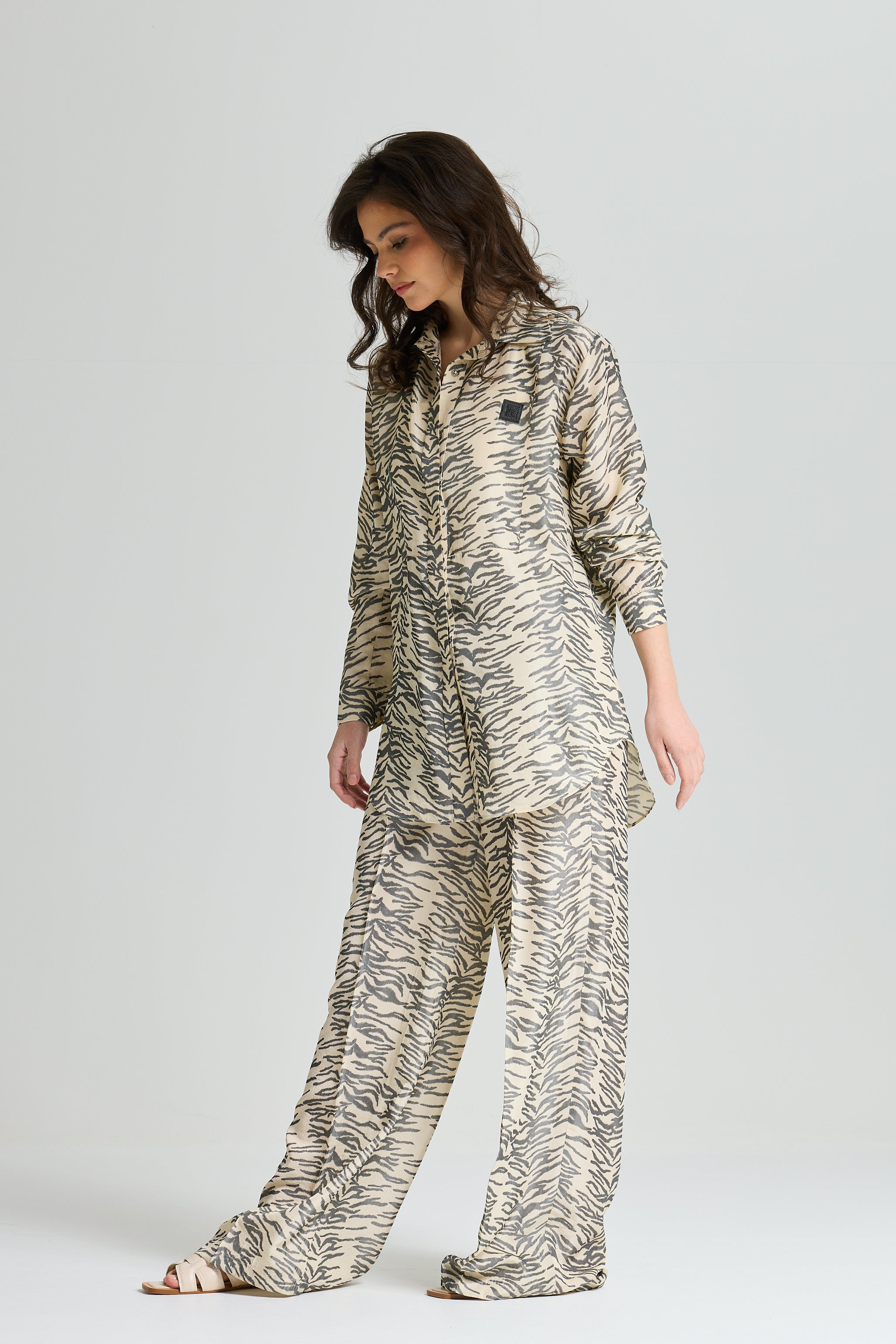 High Low Zebra Shirt