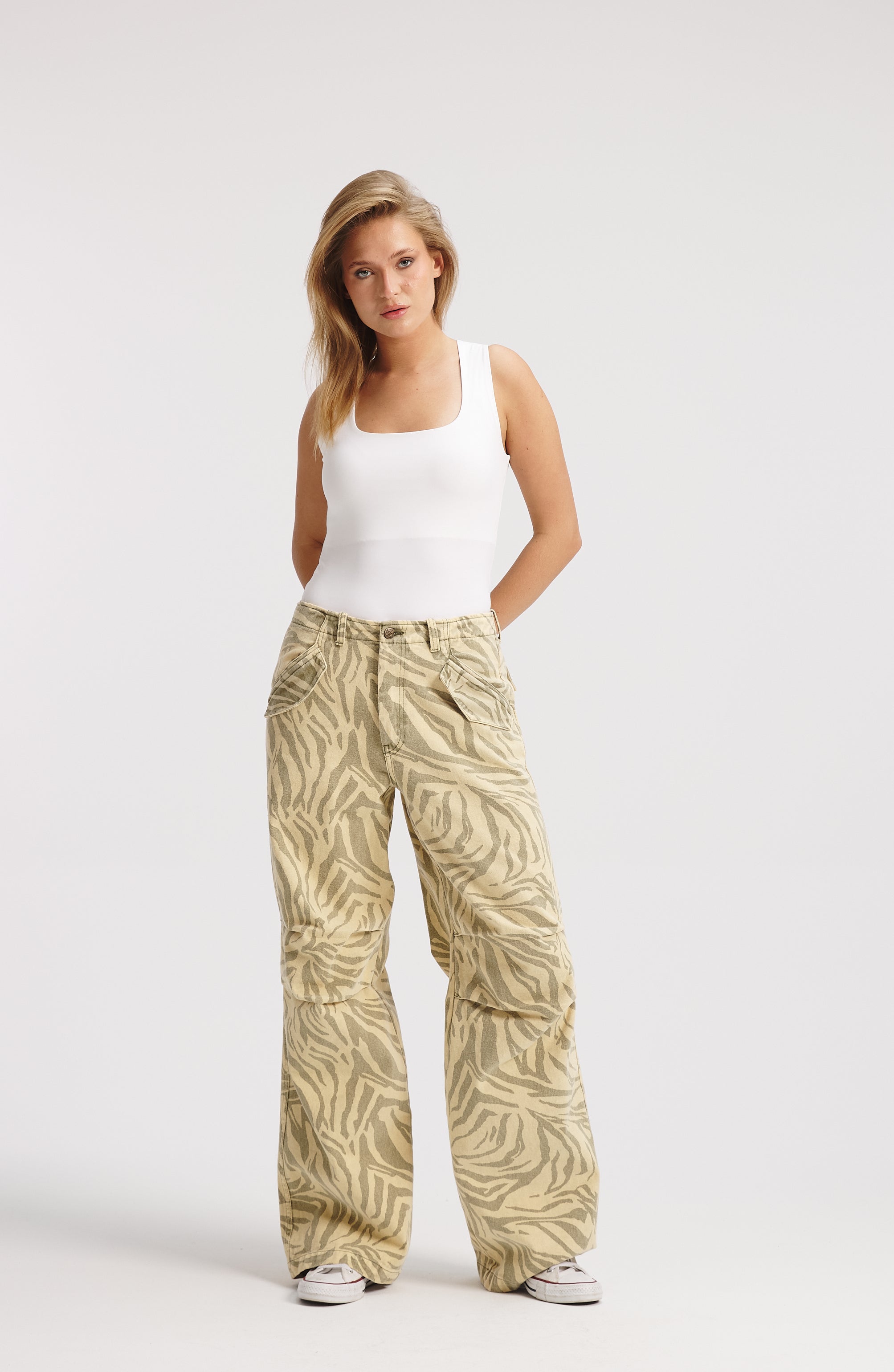 Zebra Baggy Pants