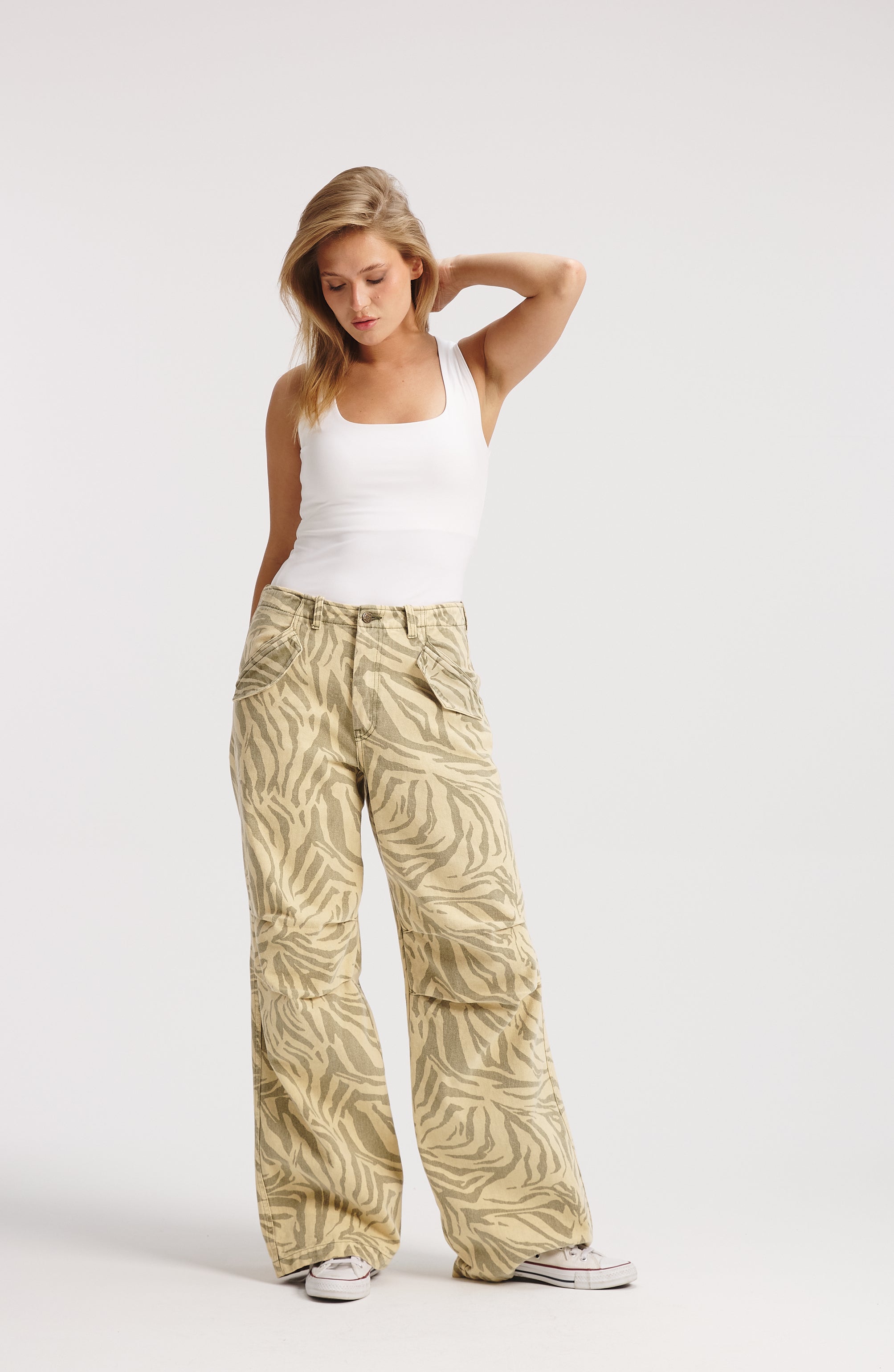Zebra Baggy Pants