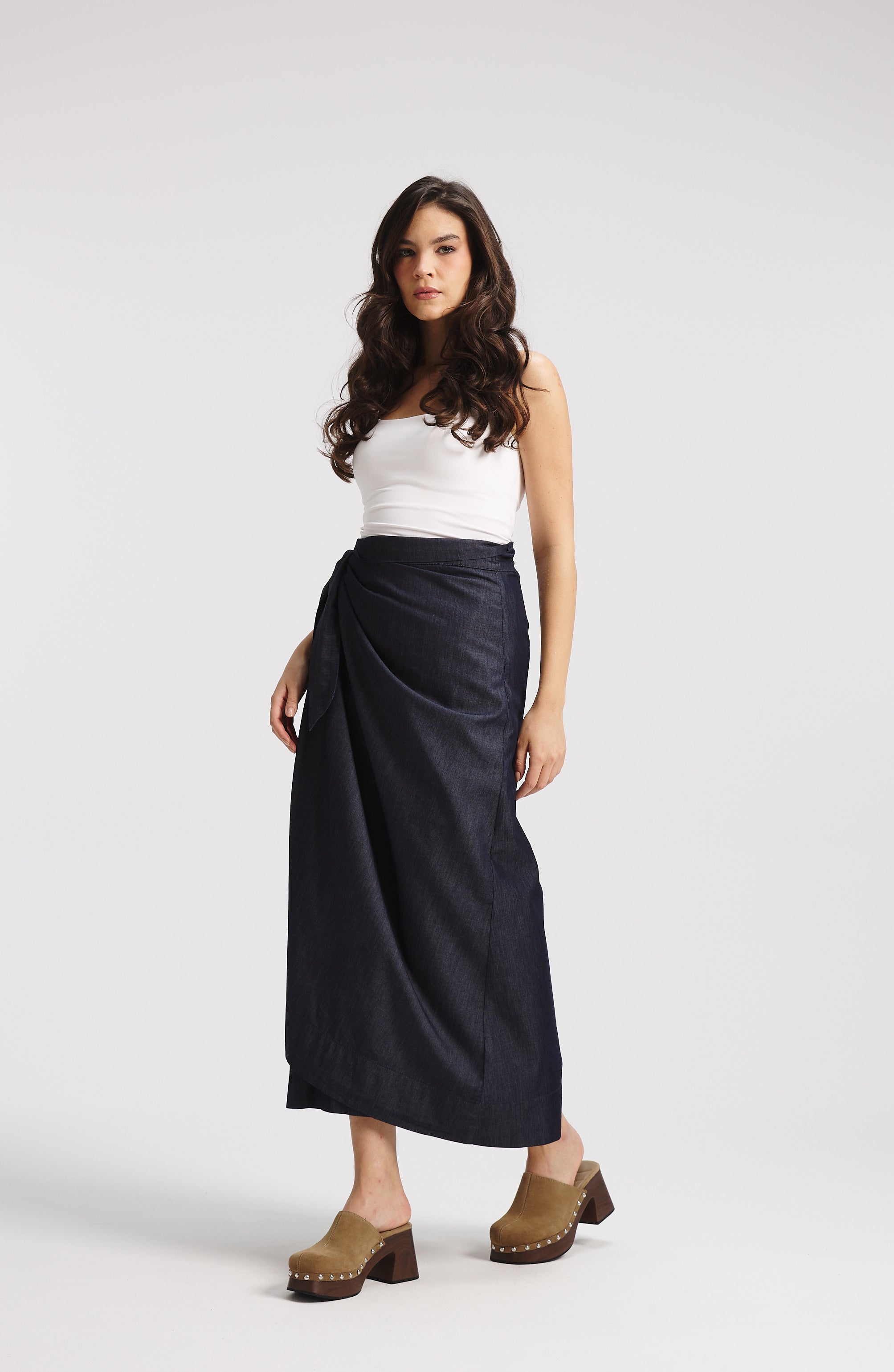 Dark Denim Skirt