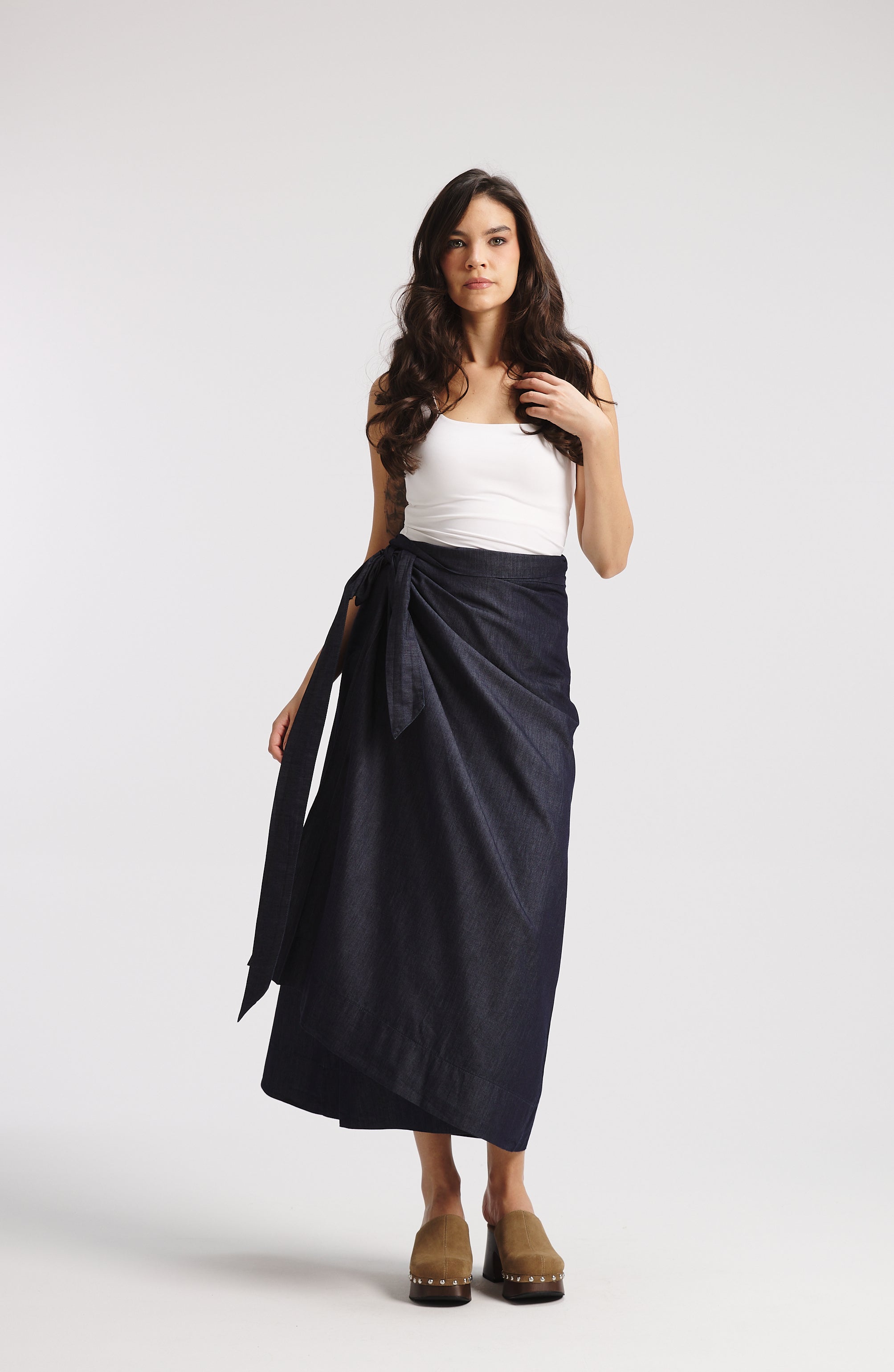 Dark Denim Skirt