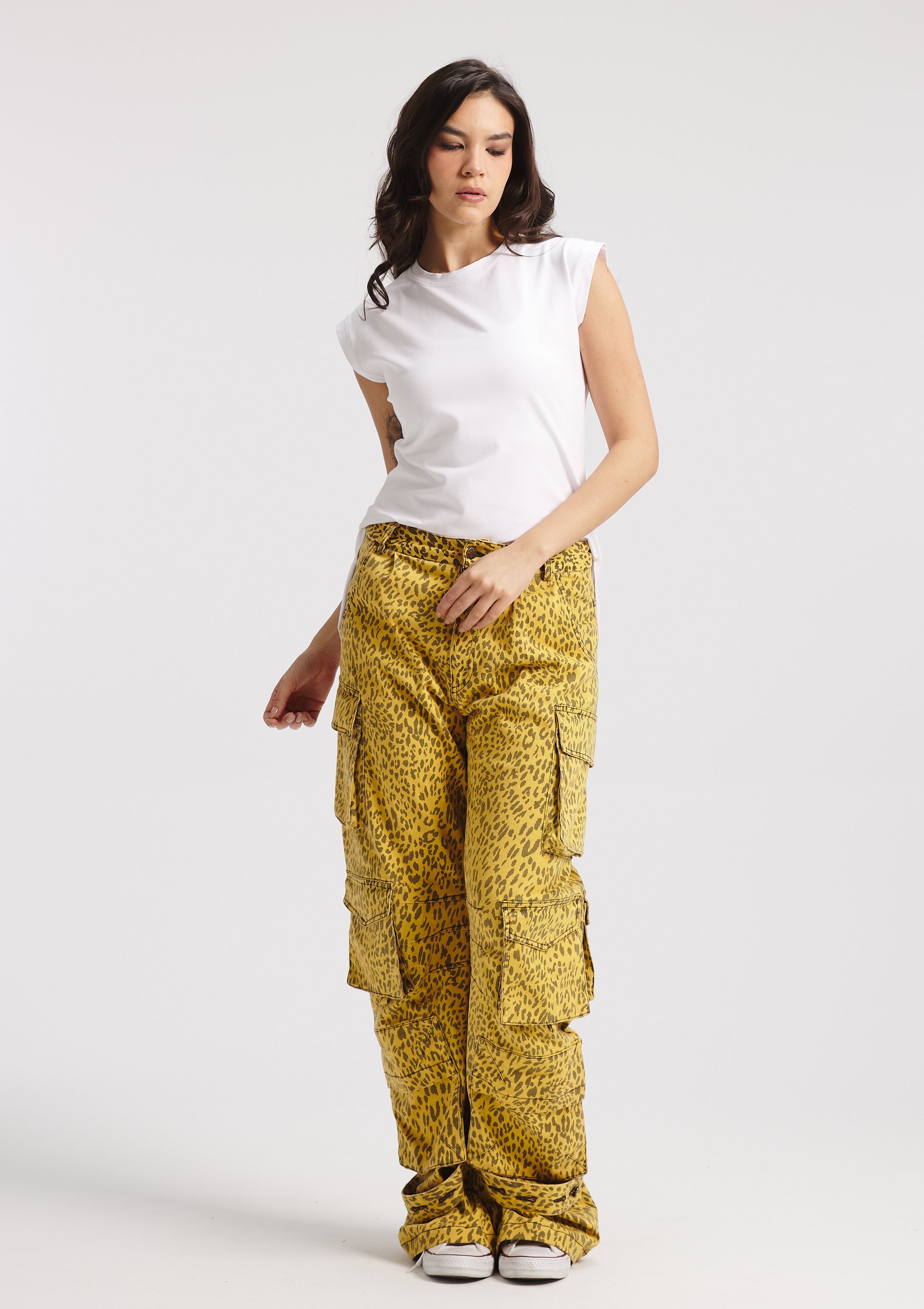Leopard Utility Pants
