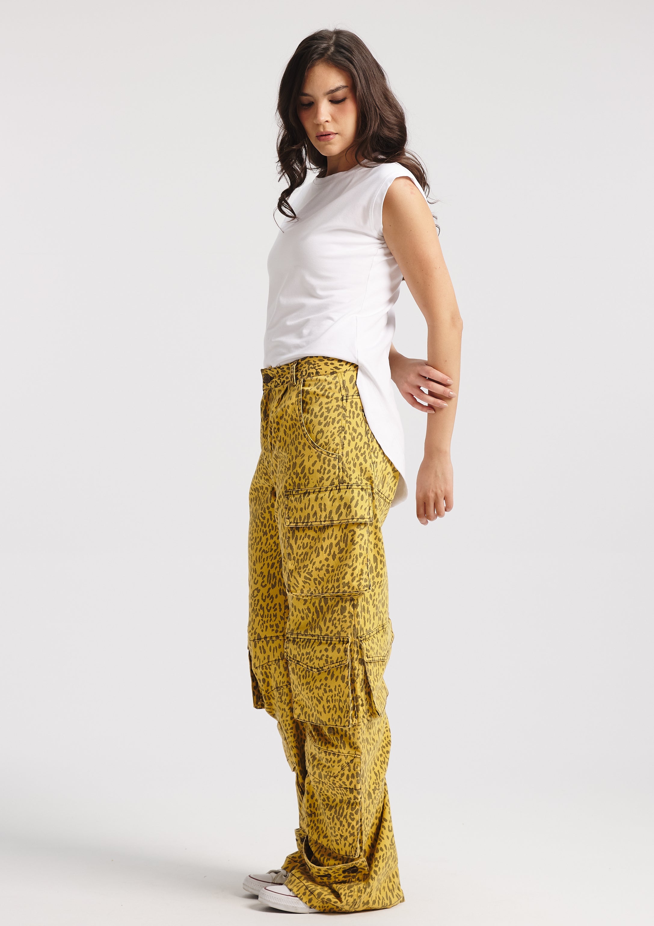 Leopard Utility Pants