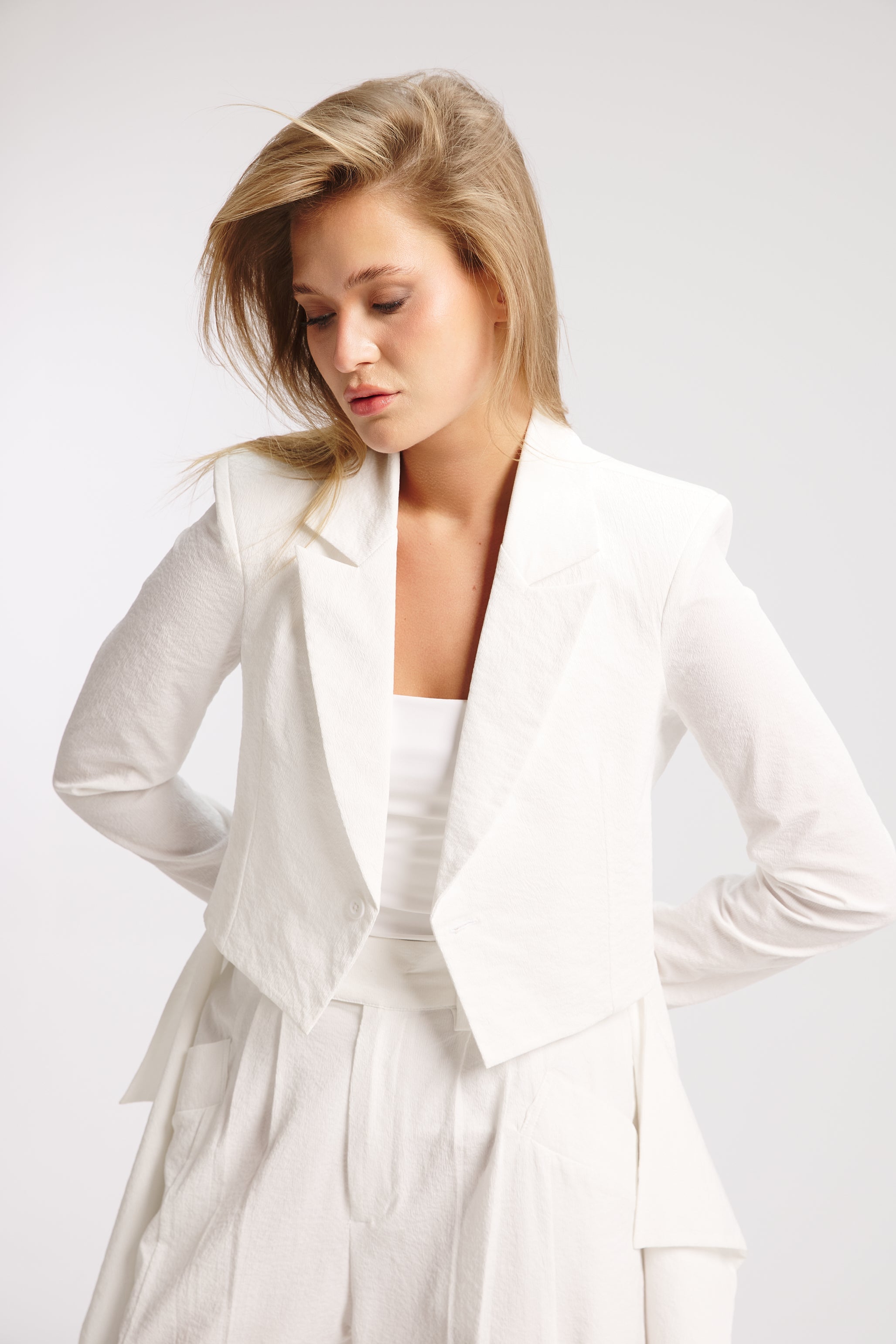 Crushed Extra Sleeves Blazer