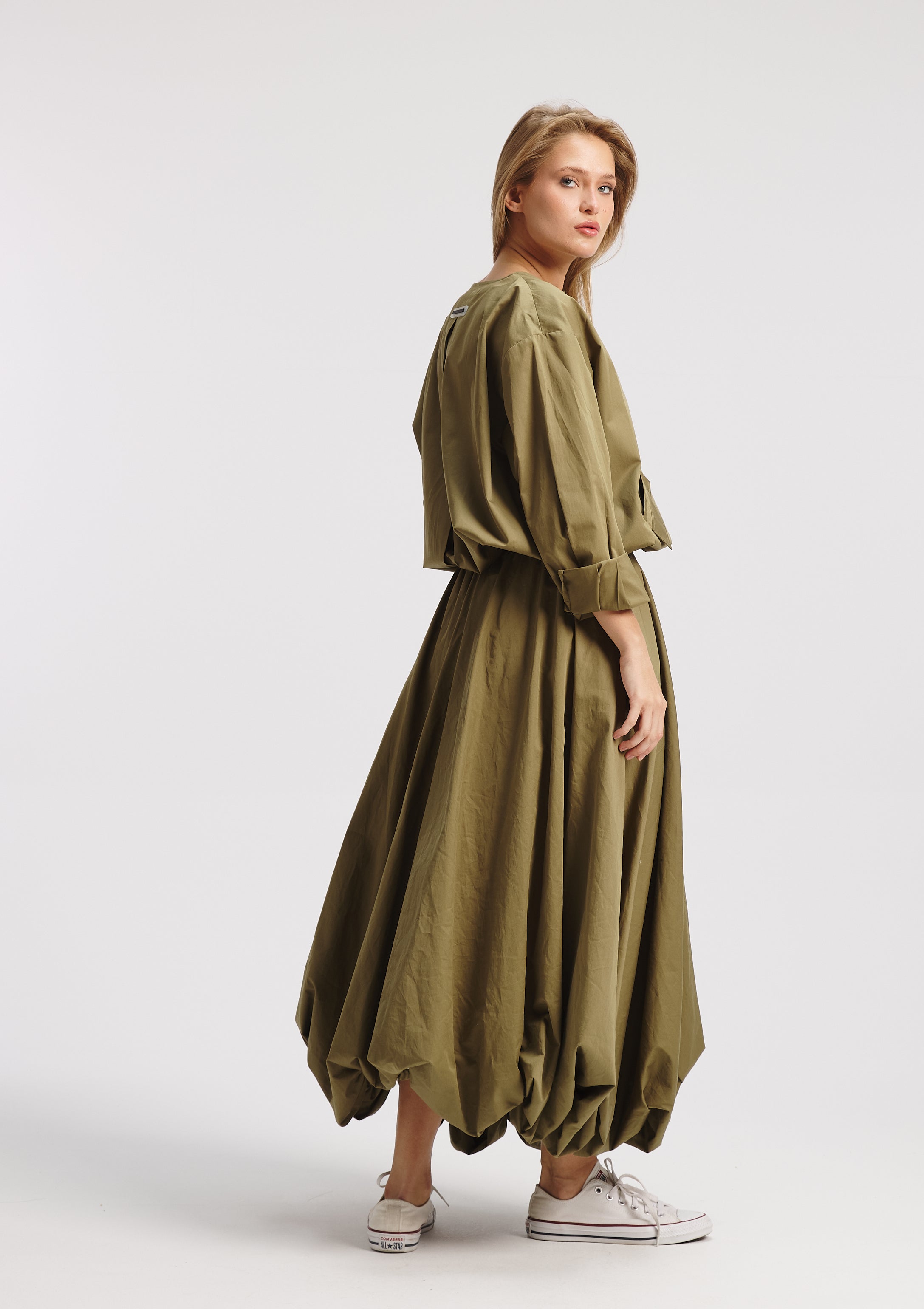 Olive Bomber Jacket