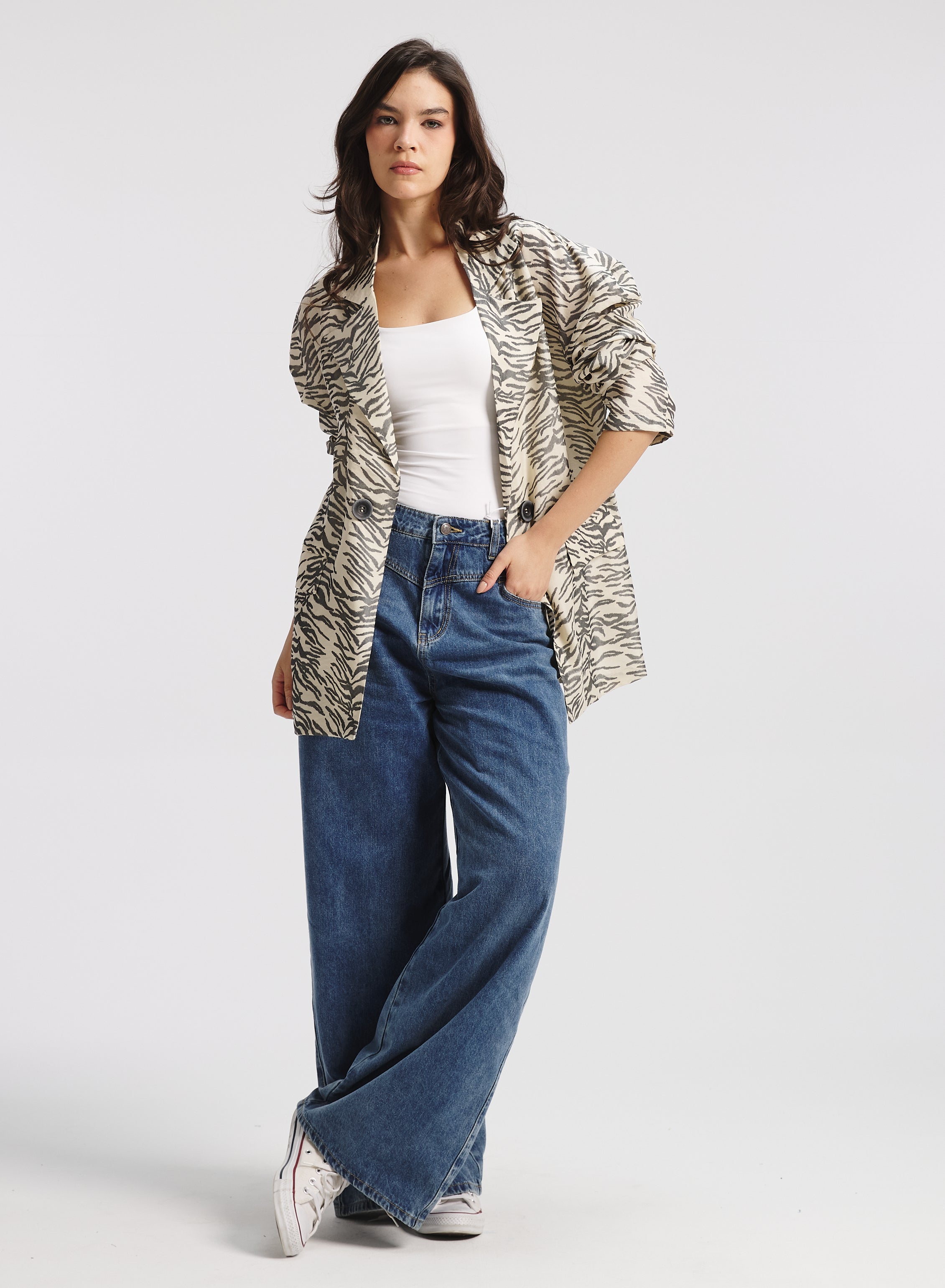 White Zebra Blazer