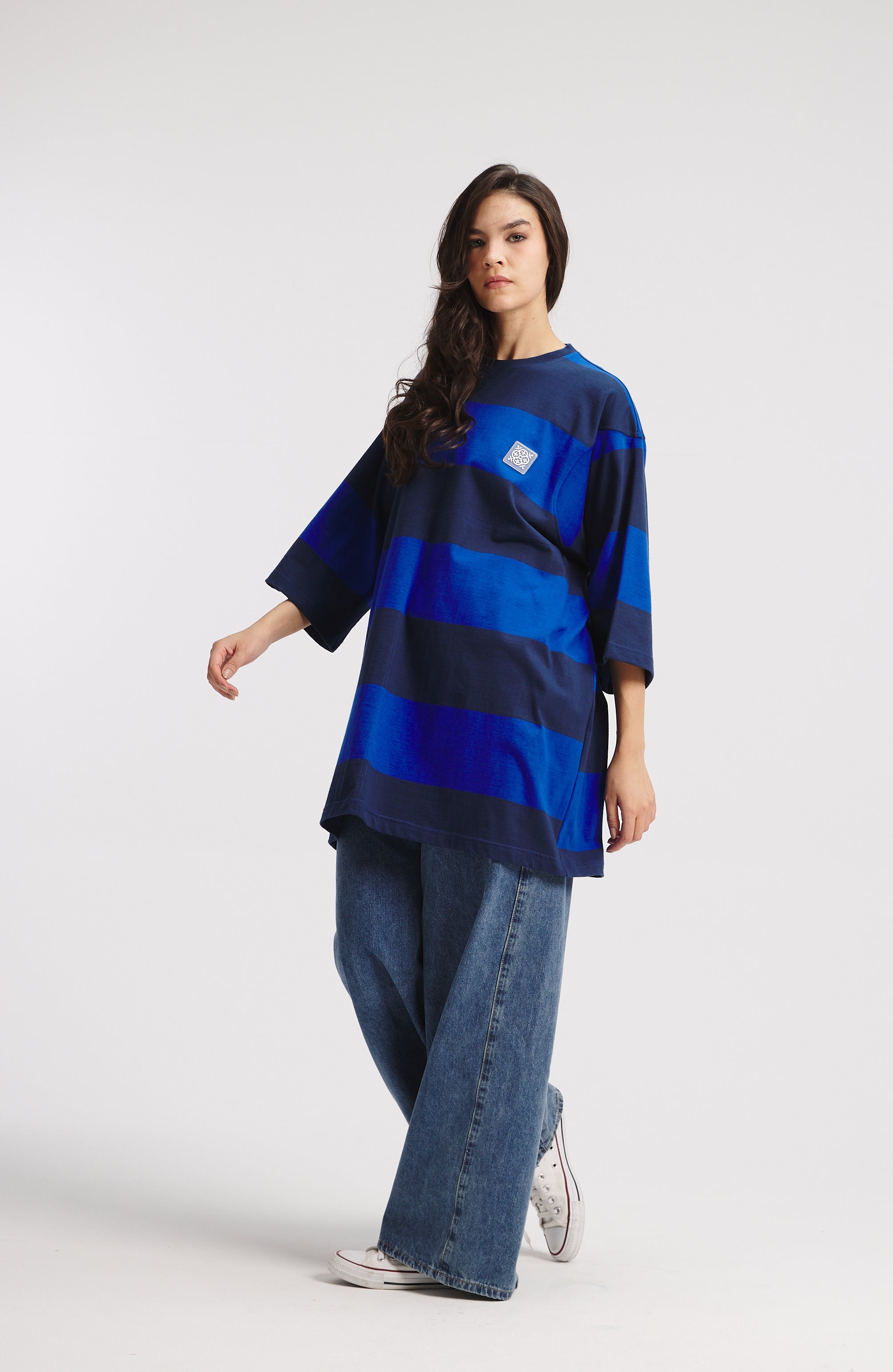 Dress T-Shirt In Strips