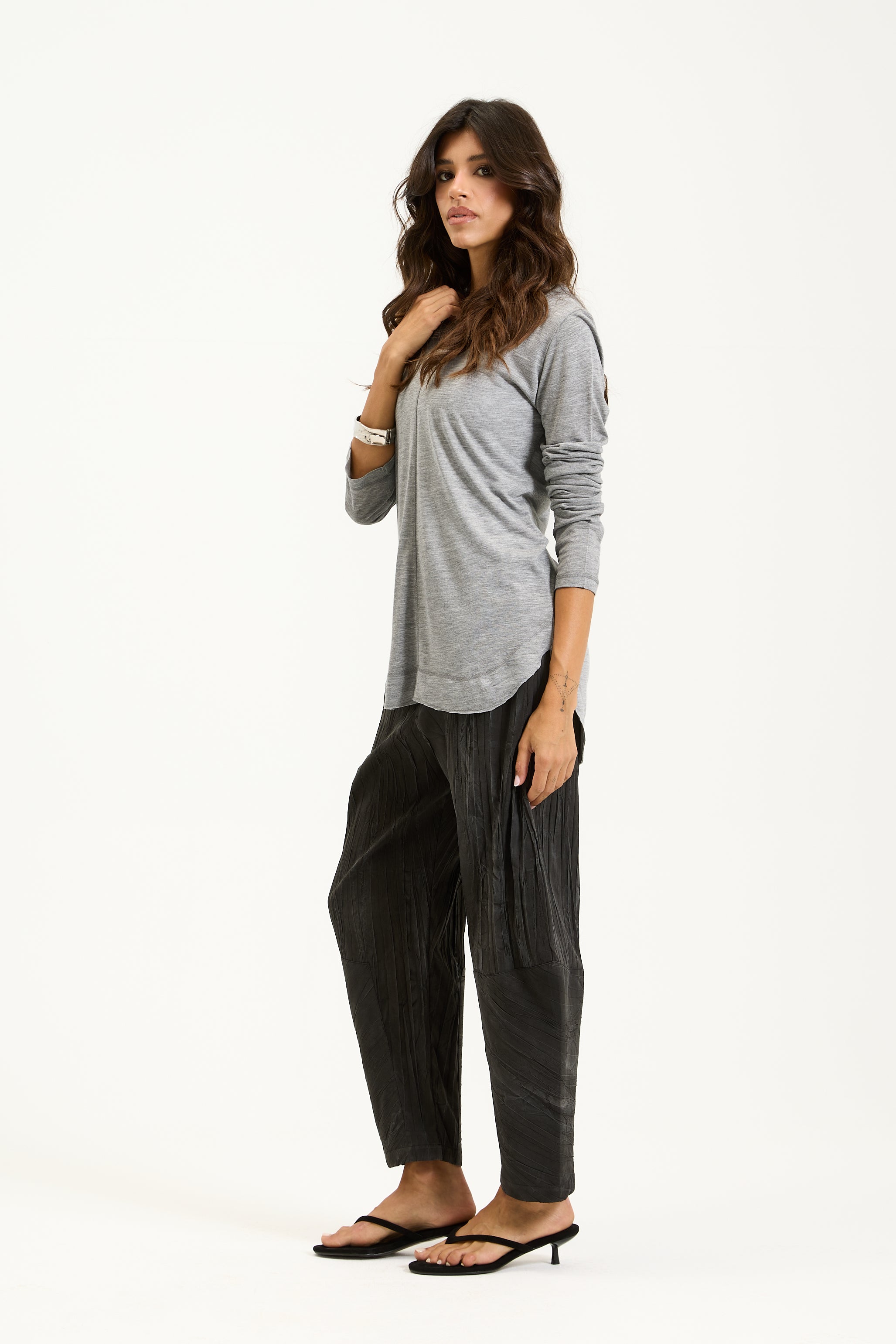 Super Soft Tshirt In Grey