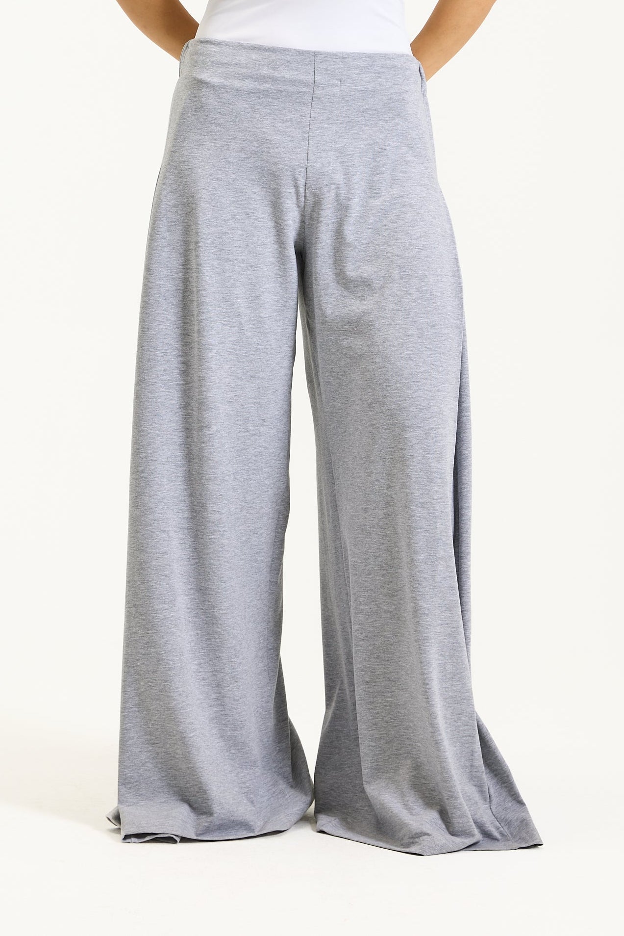 Wide Leg Grey Sweatpants