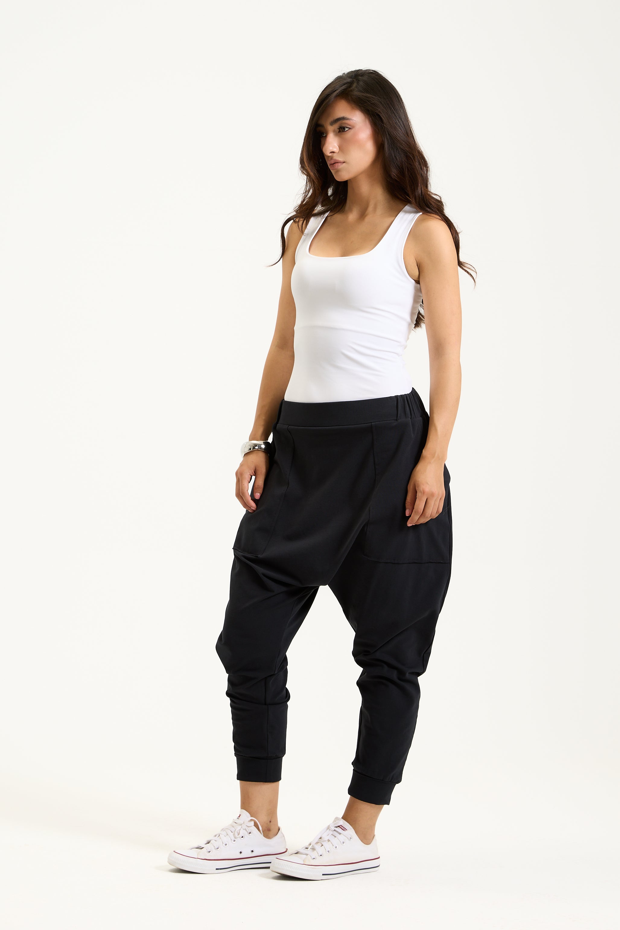 Cotton Harem Pants