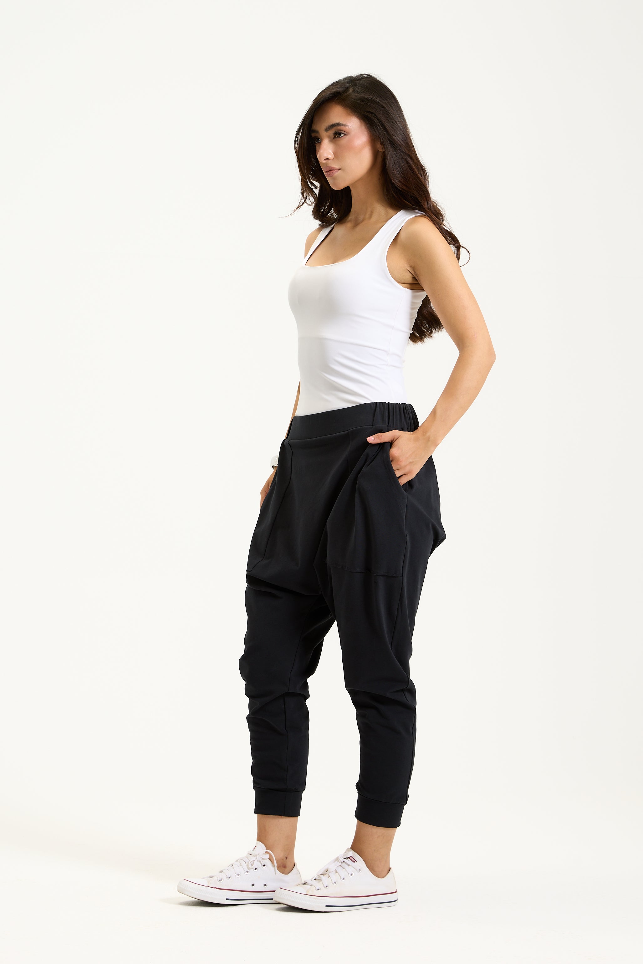 Cotton Harem Pants