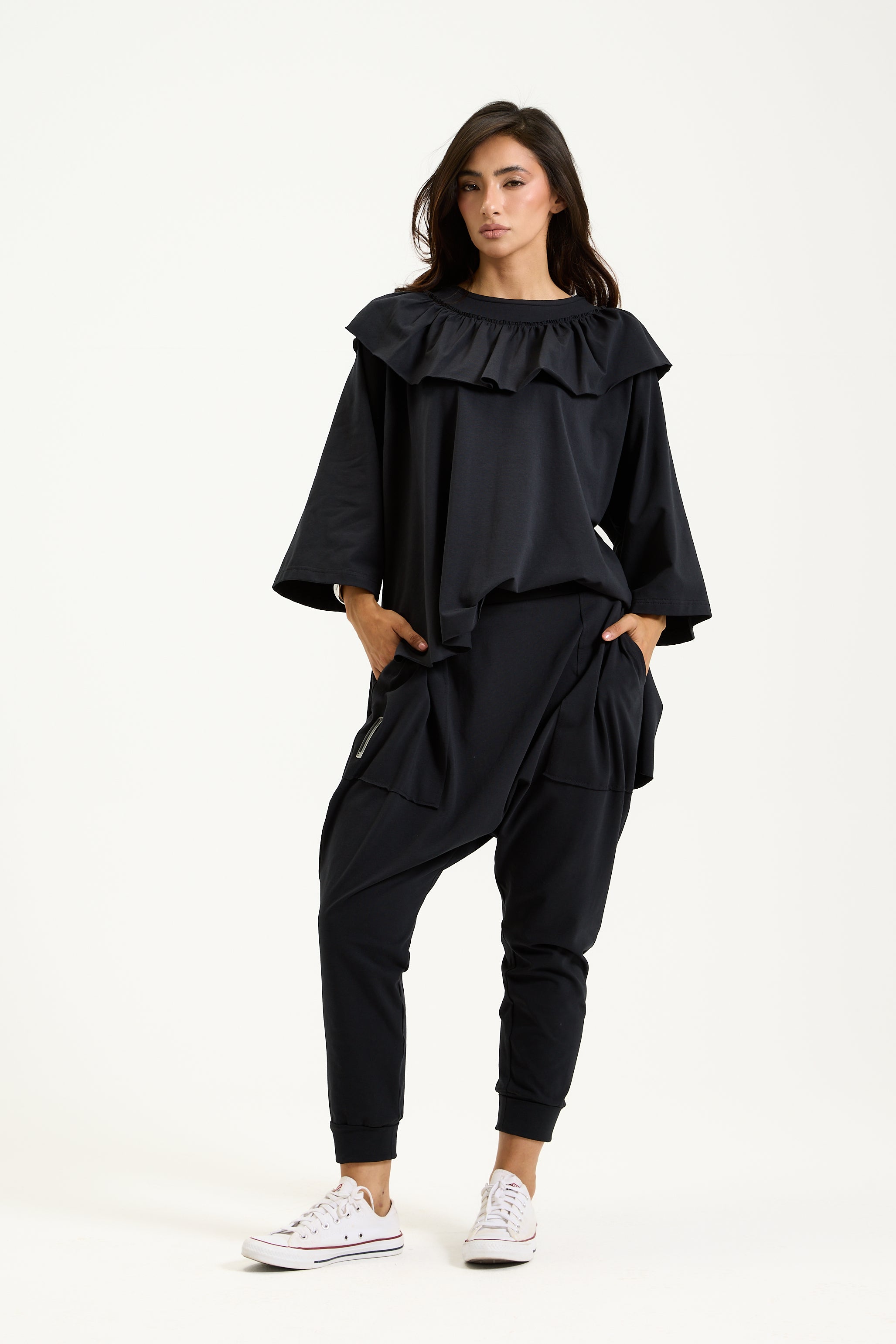 Cotton Harem Pants