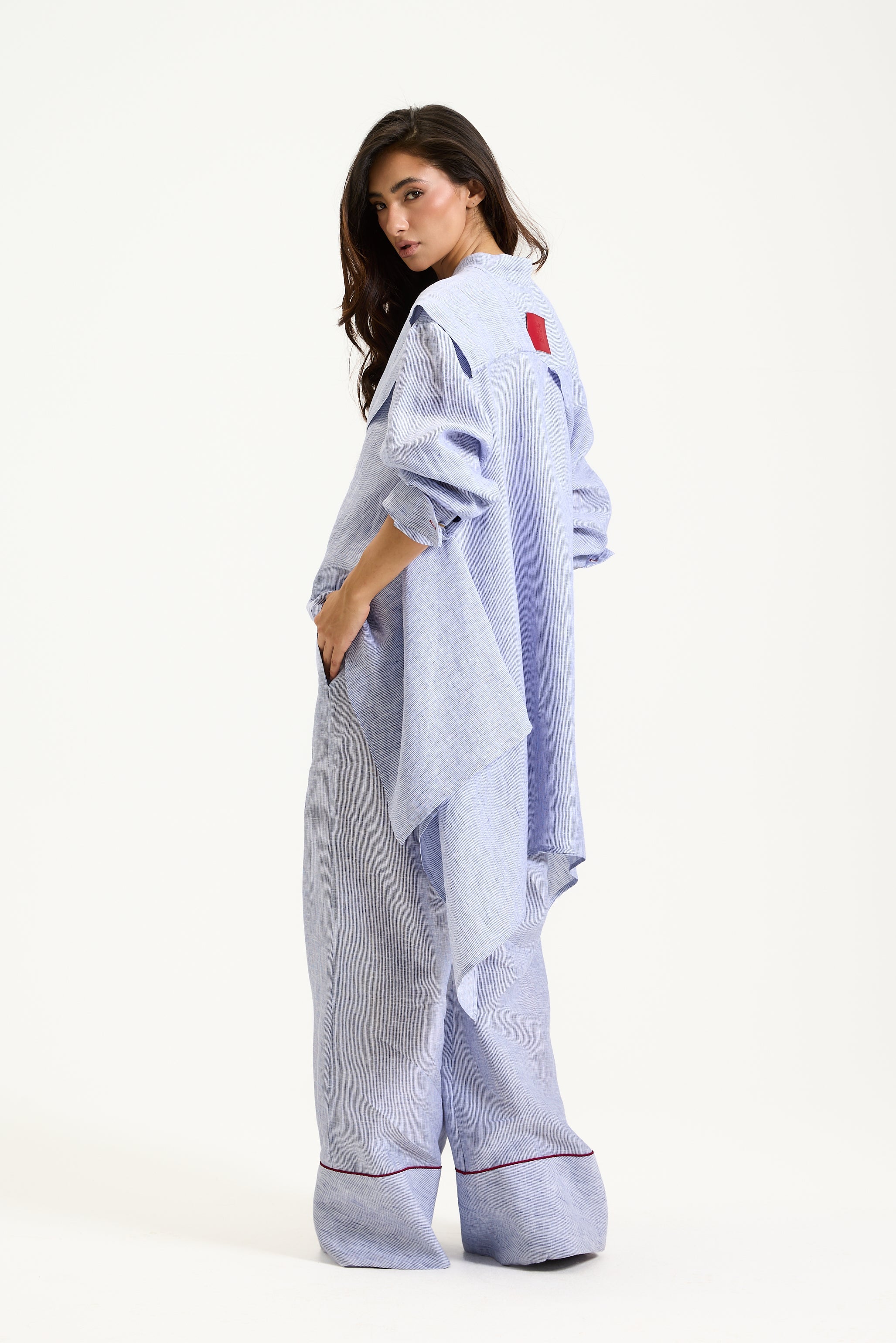 Four Sleeves Linen Shirt