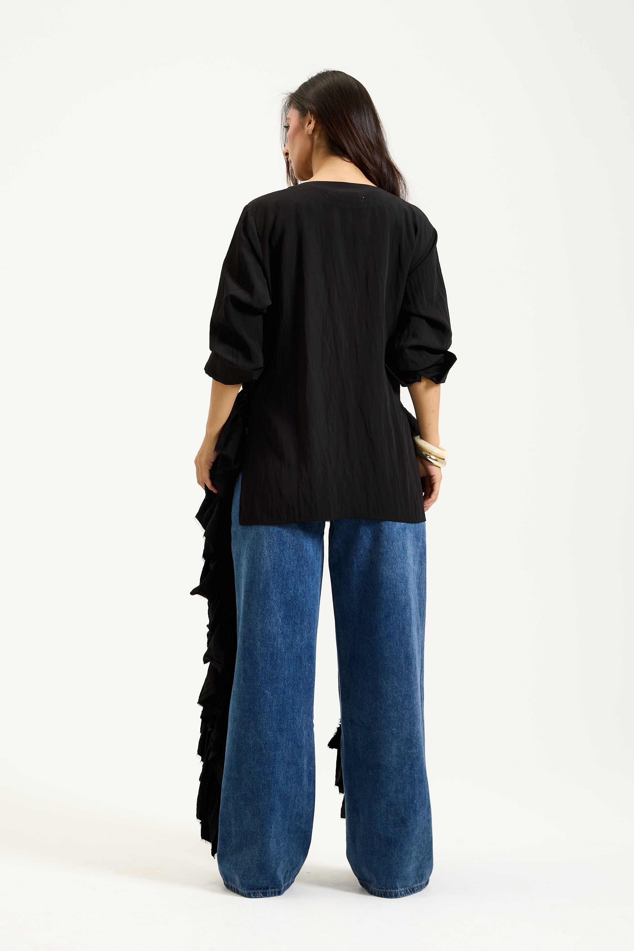 Front Ruffles Top