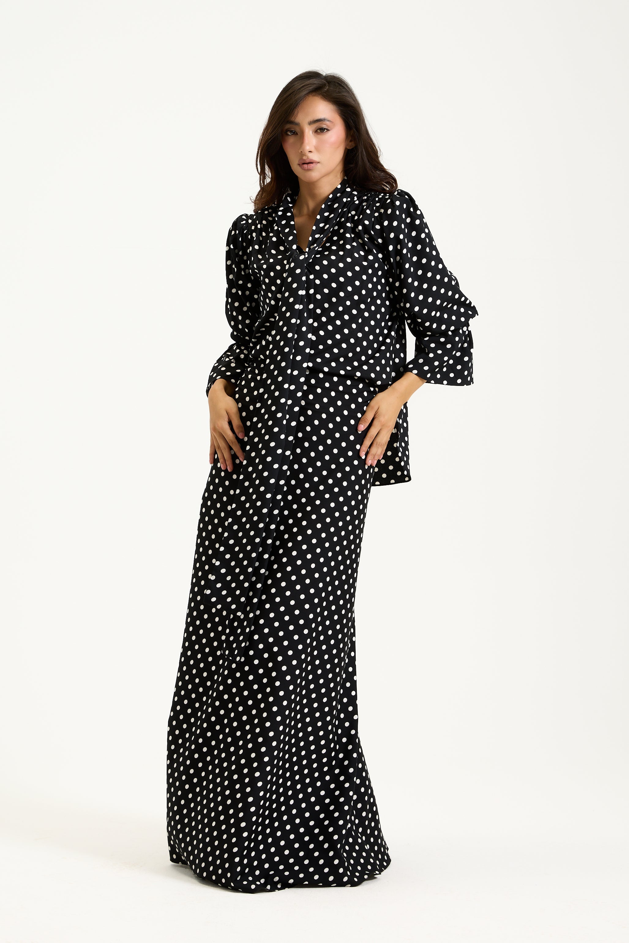 Polka Dots Evening Set