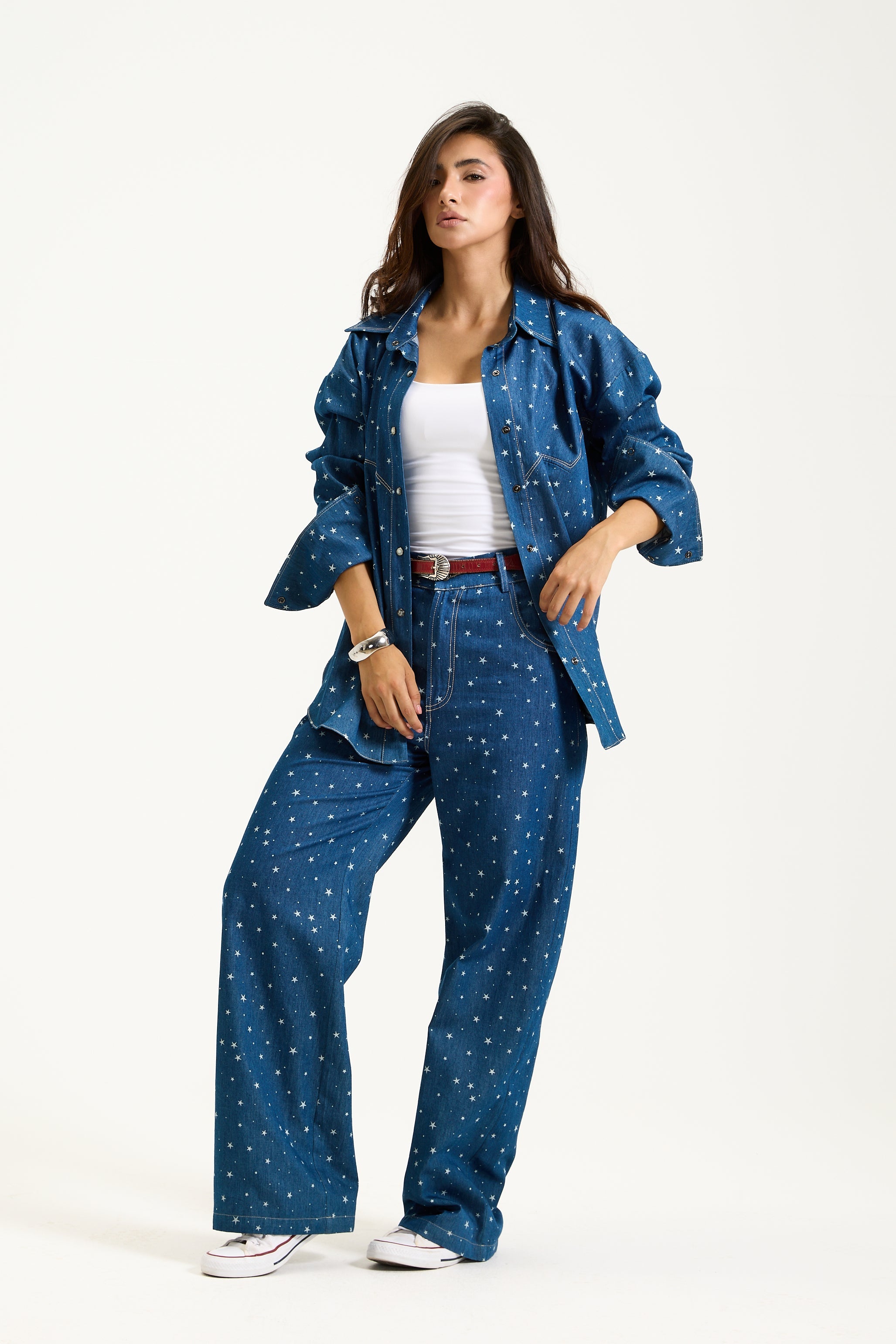 Sraight Leg Stars Jeans