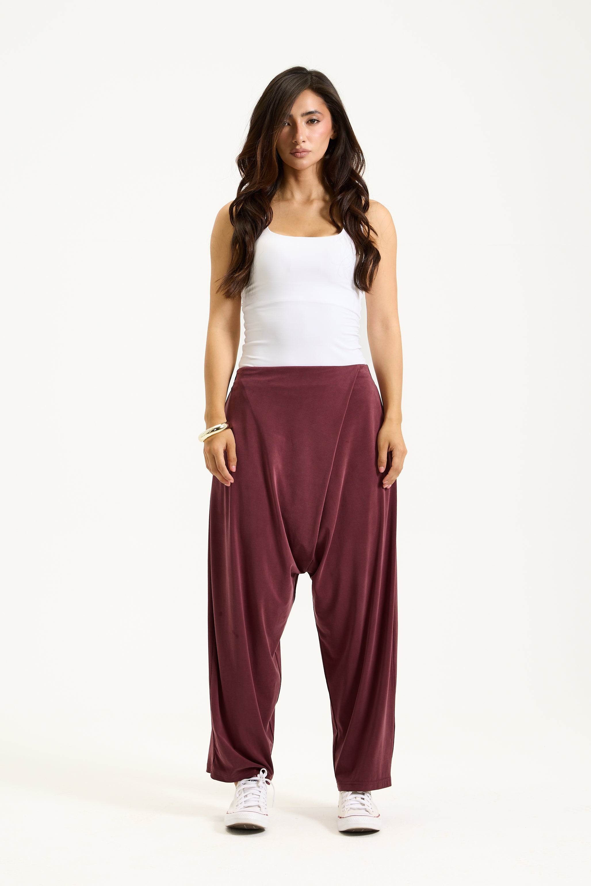 Soft Lycra Low Flapped Crotch Pants