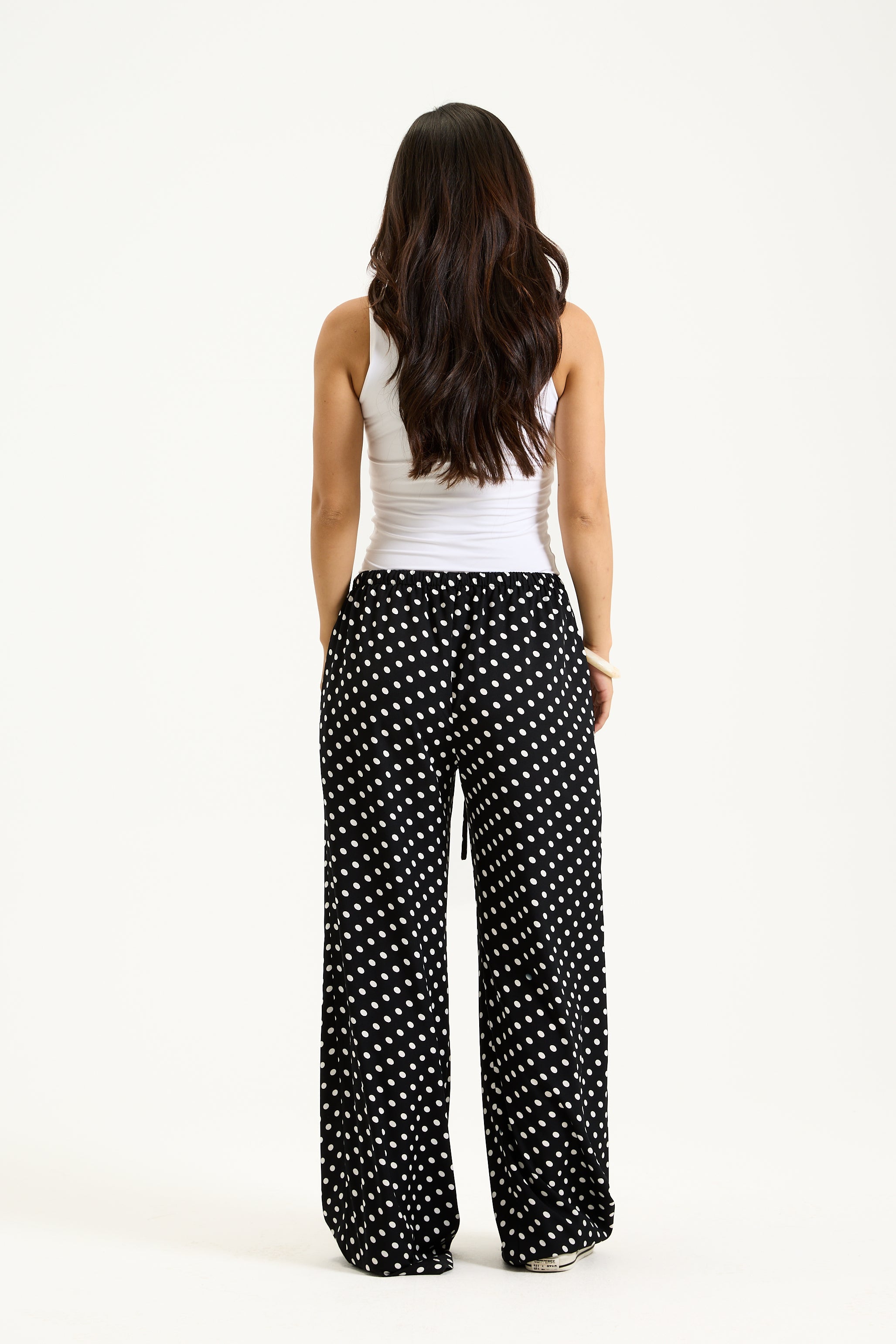 Polka Dots Black Pants