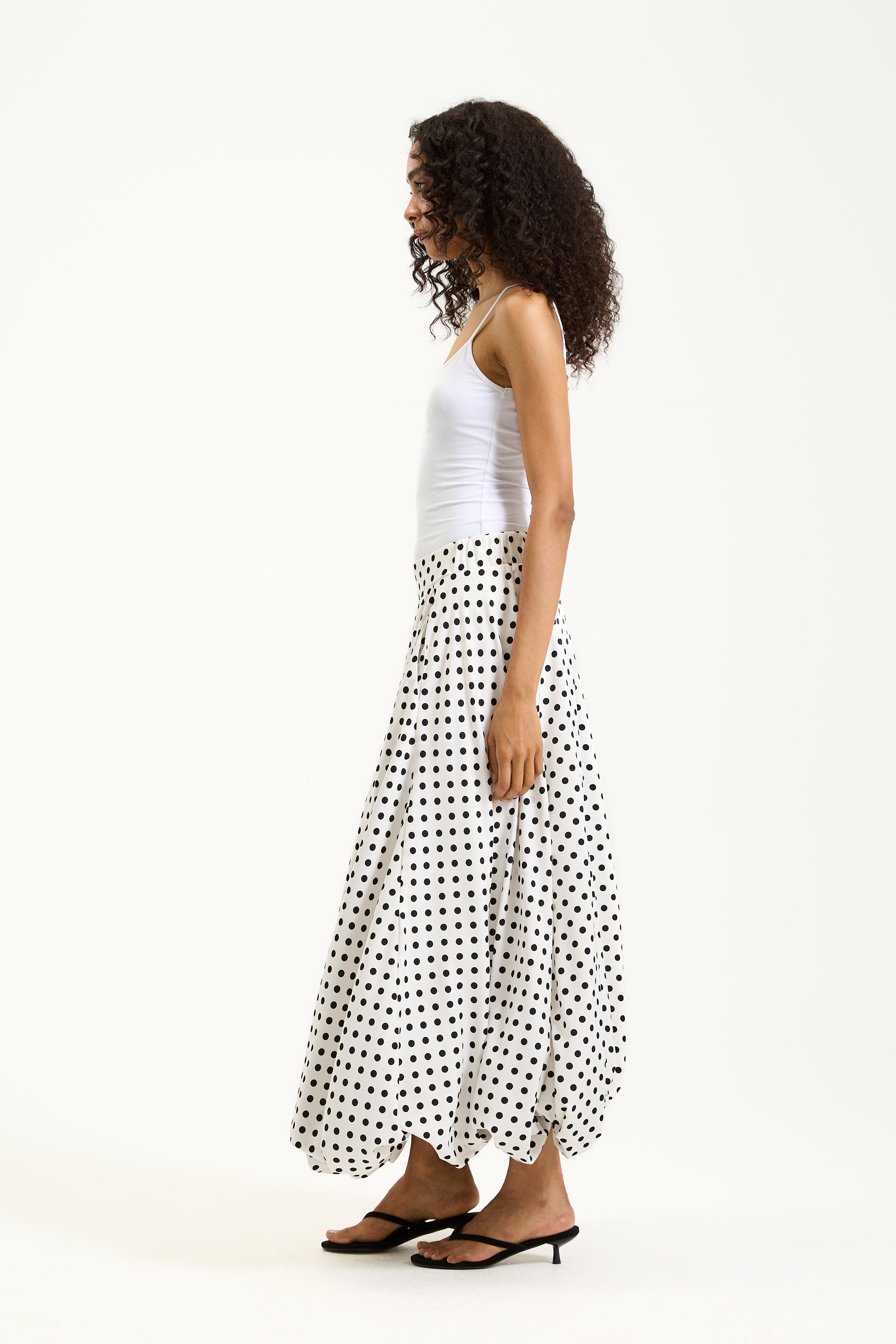 Polka Dots Parachute Skirt