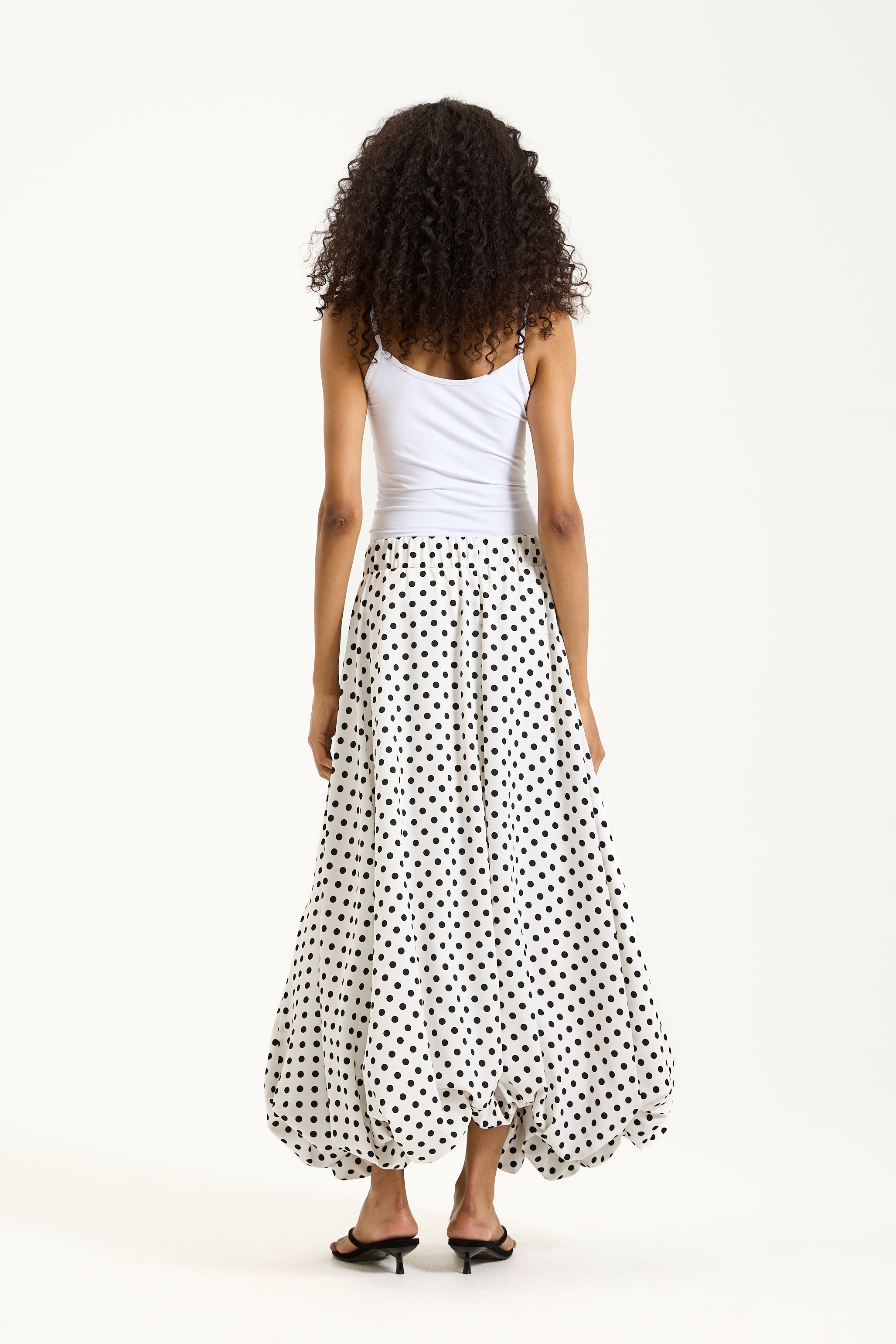 Polka Dots Parachute Skirt