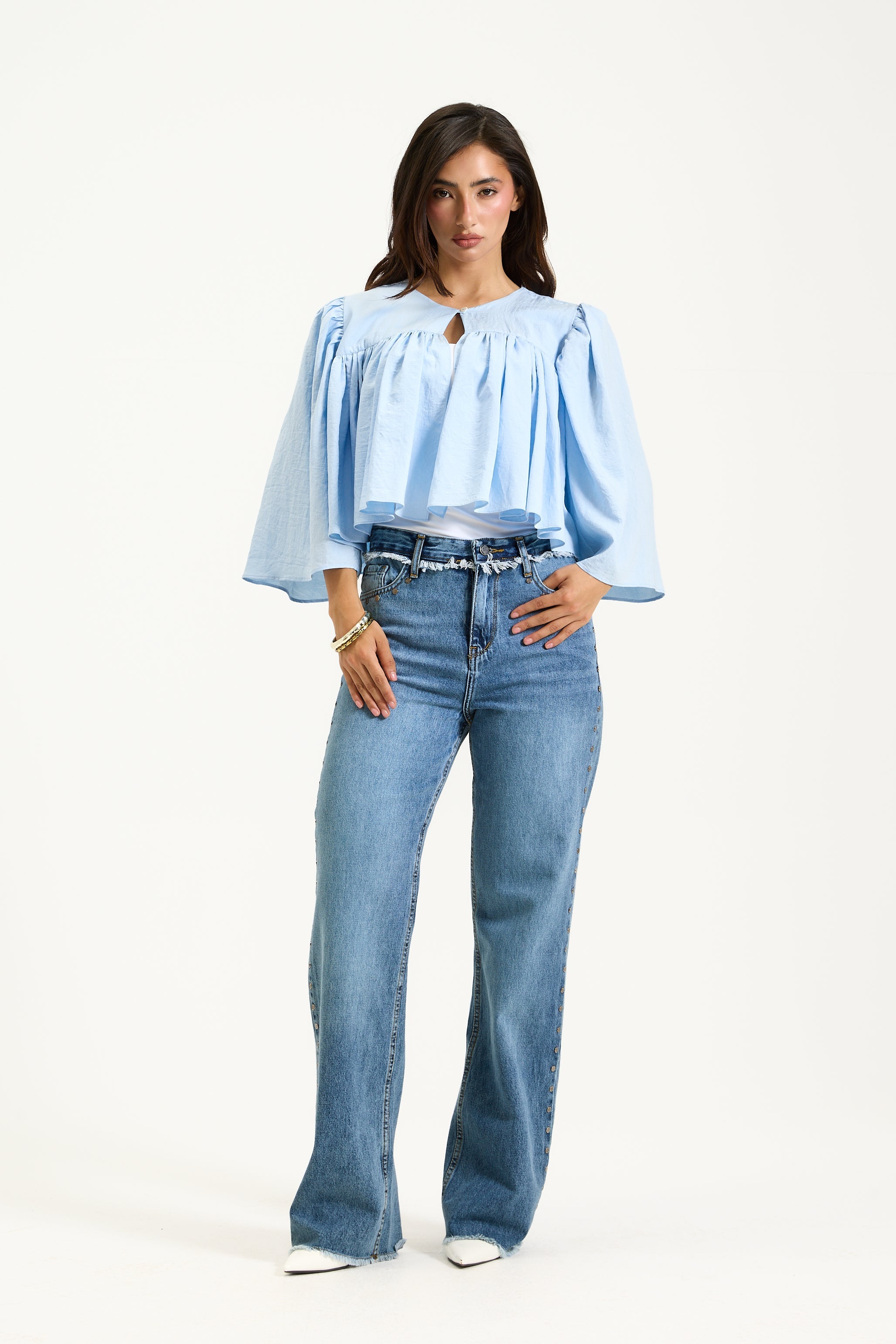 Cropped Flowy Cardigan