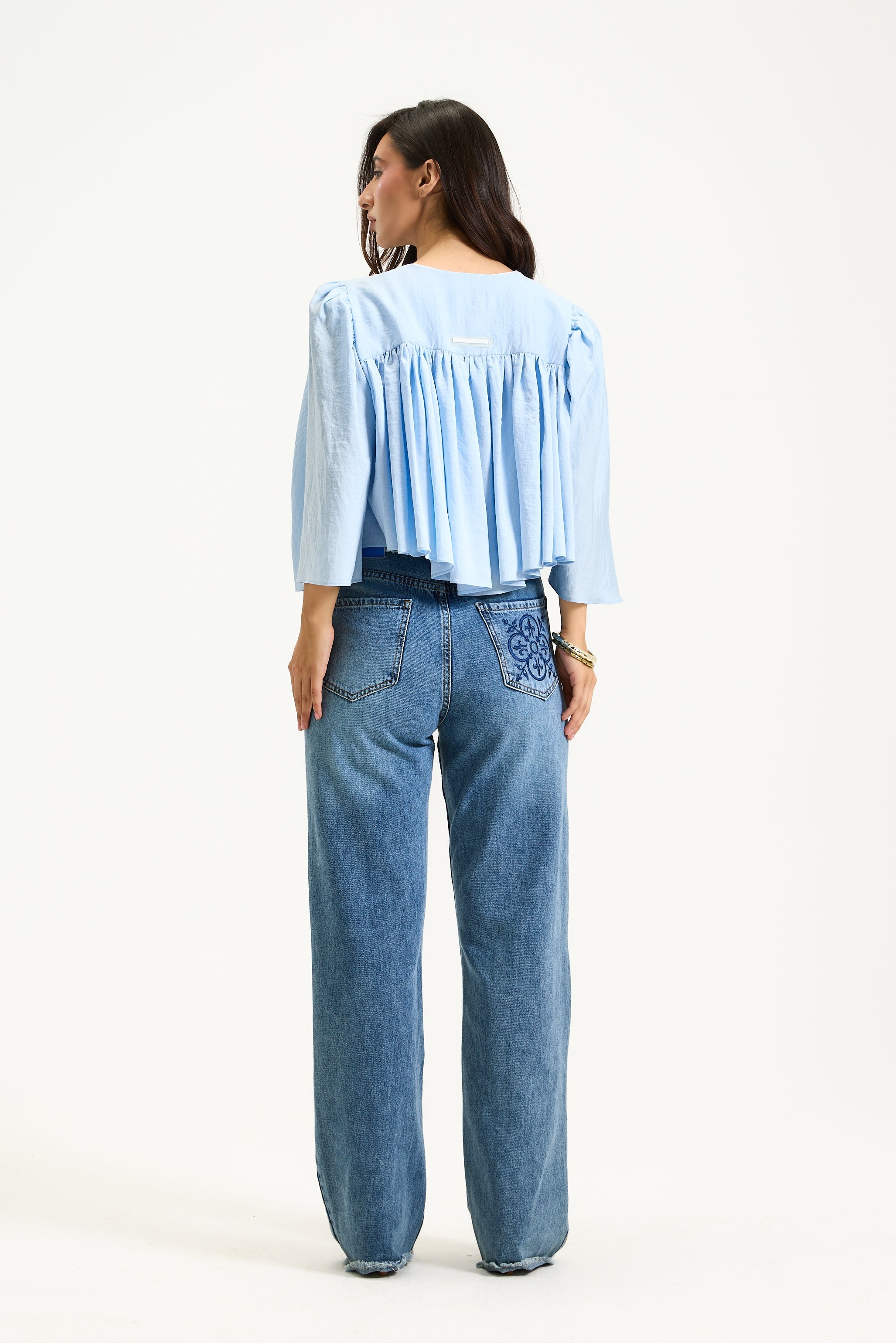 Cropped Flowy Cardigan