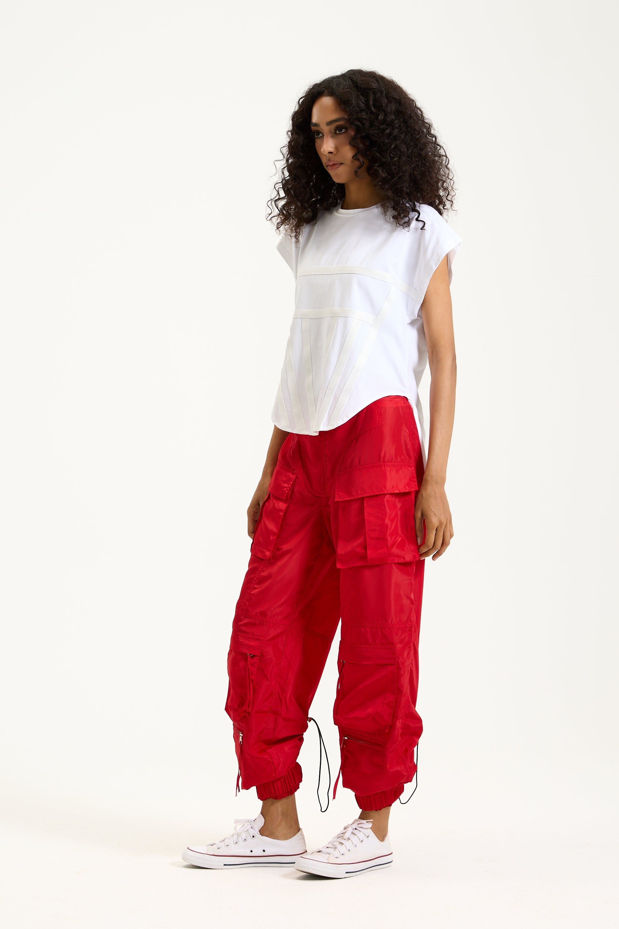 Sleeveless Corset T-Shirt