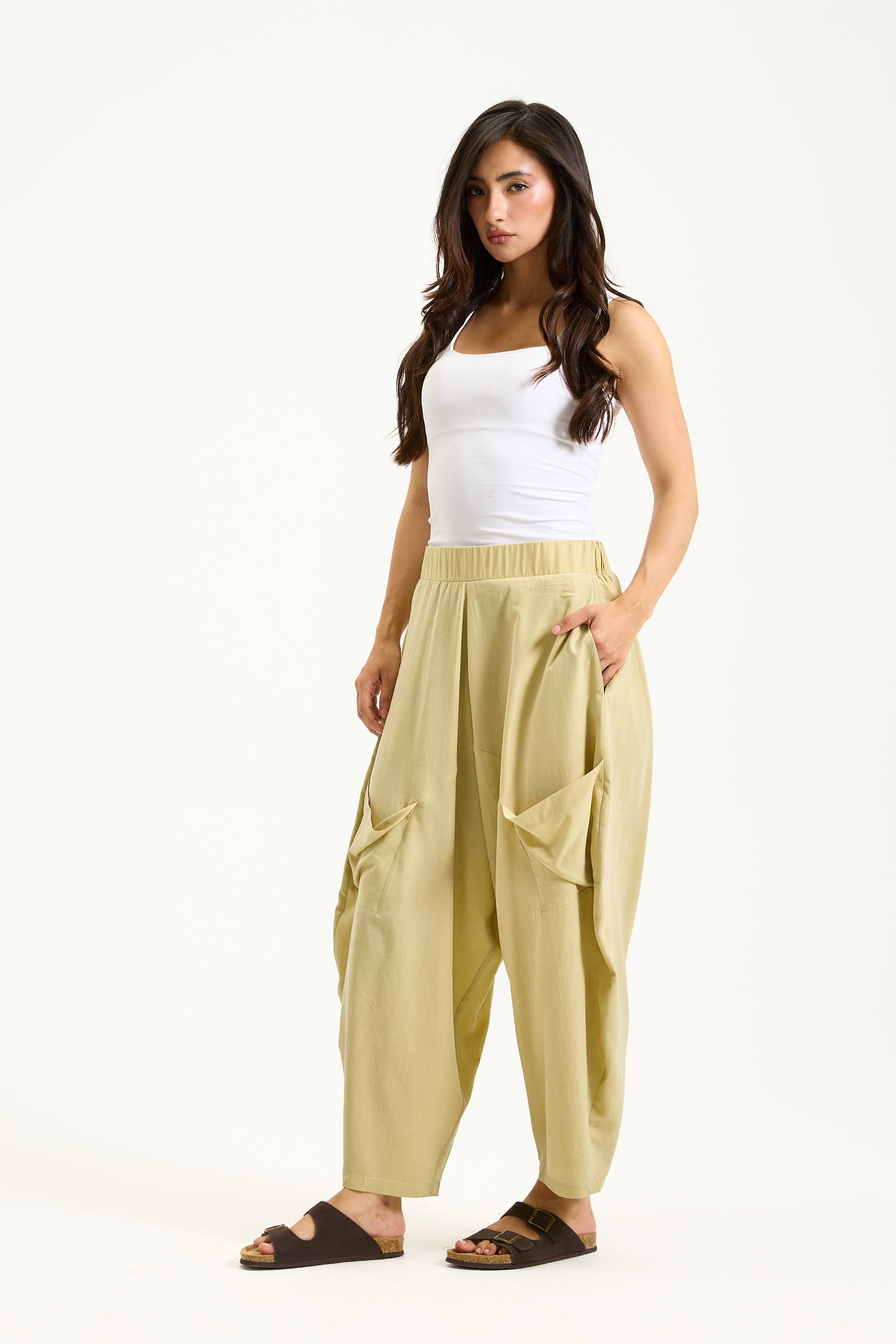 Apple Green Harem Pants