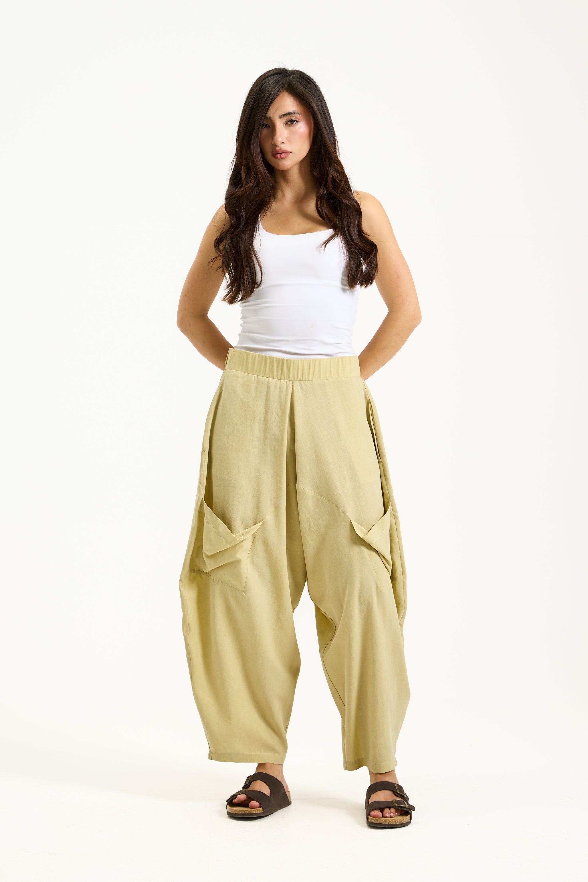 Apple Green Harem Pants