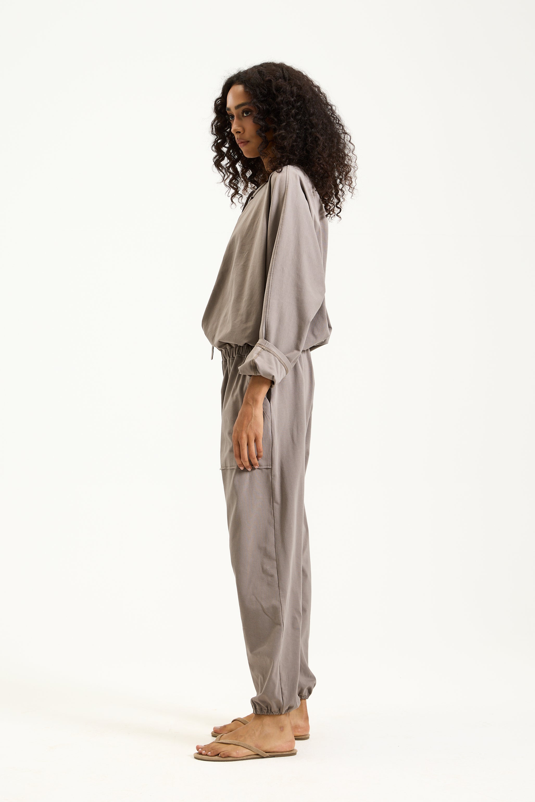 Cotton Low Crotch Jumpsuit