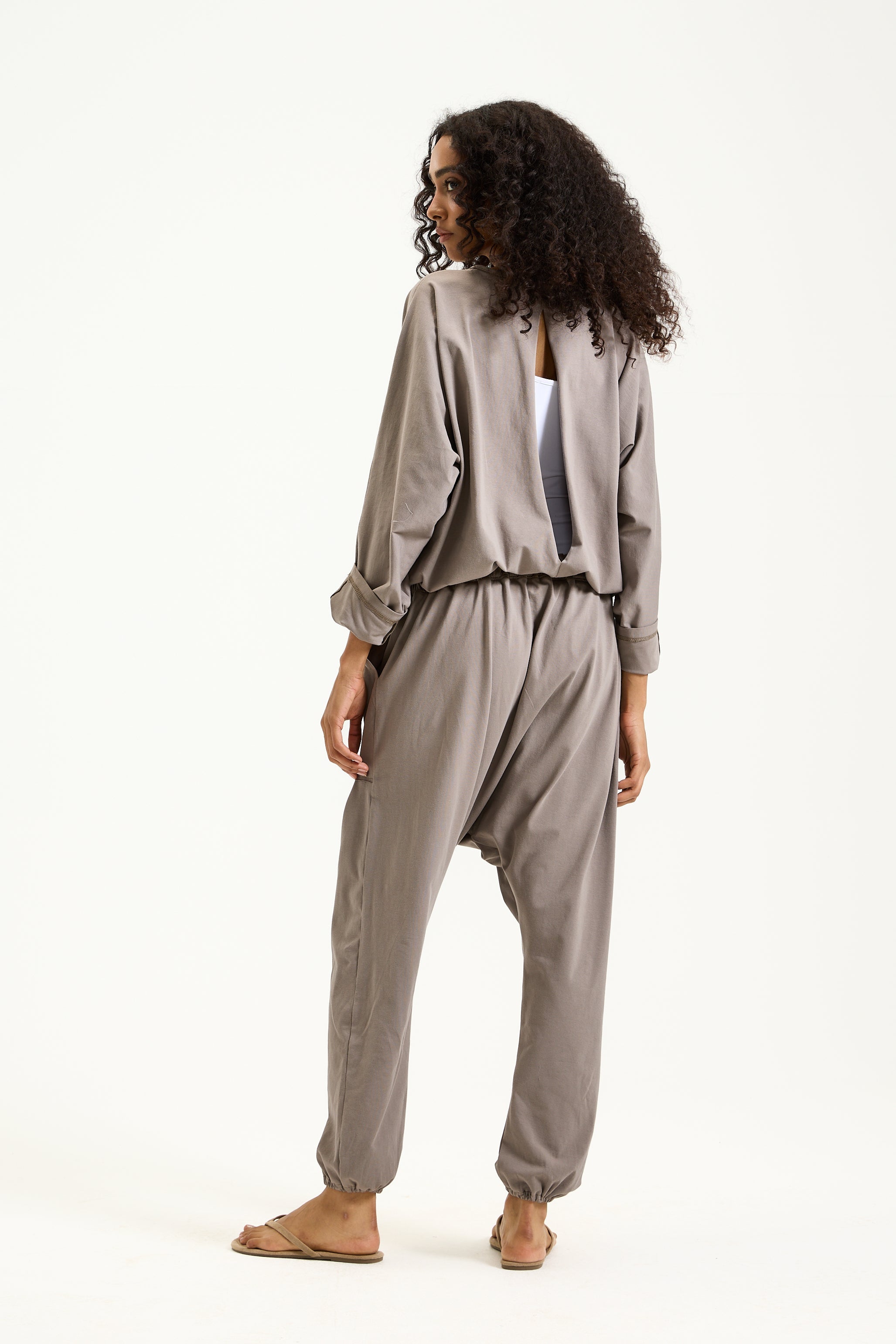 Cotton Low Crotch Jumpsuit