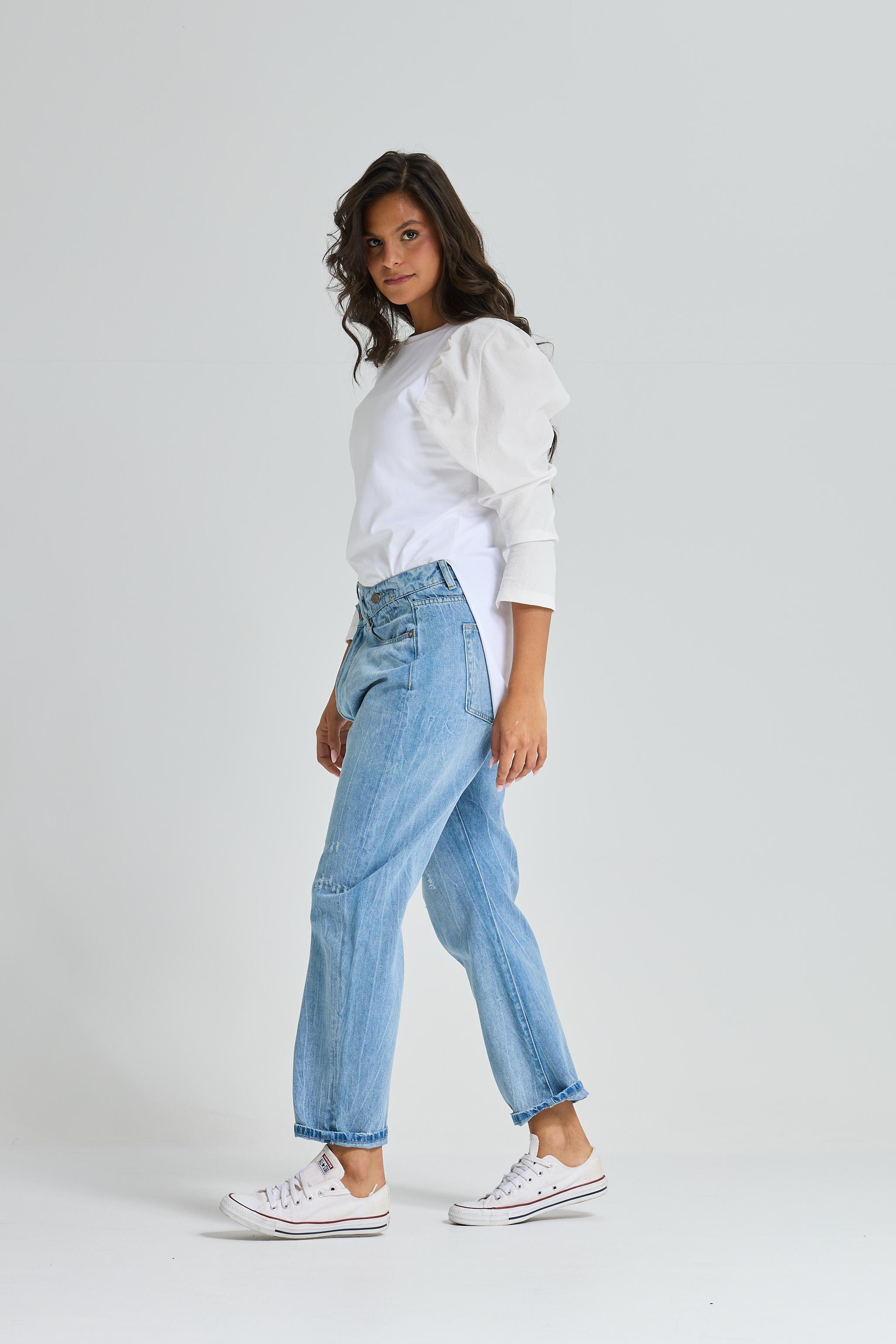 Crushed Sleeves T-Shirt